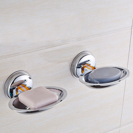 Rund sæbeholder til bruser med sugekop