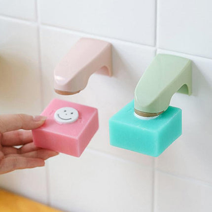 Selvklæbende magnetisk sæbeholder til badeværelset