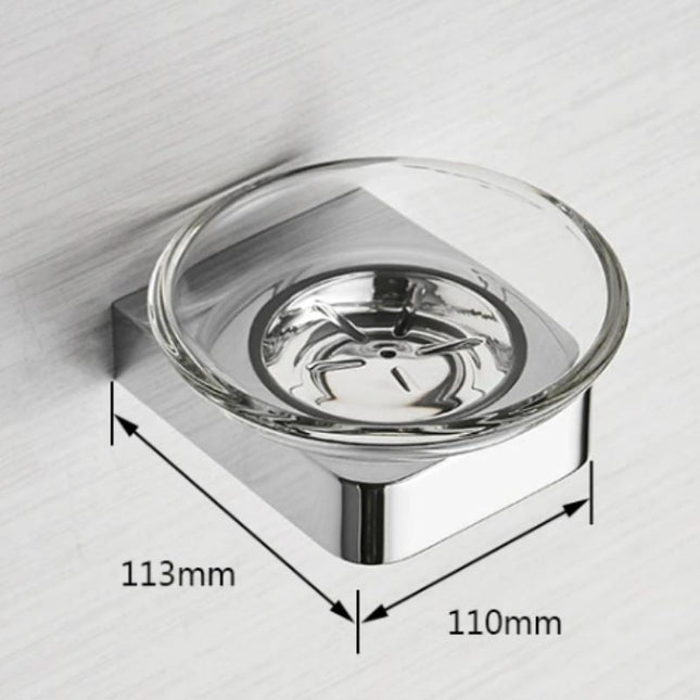 Lille rund sæbeholder til vægmontering