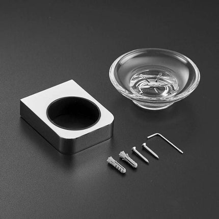 Lille rund sæbeholder til vægmontering