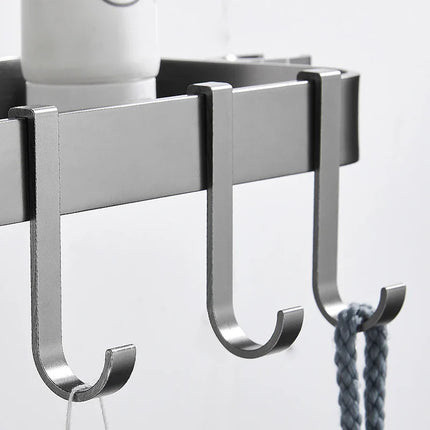 Sort brusehylde til montering på bruserstang