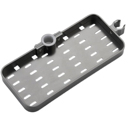 Sort brusehylde til montering på bruserstang