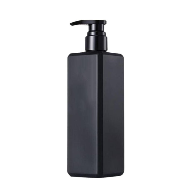 Sort sæbedispenser i plast 500ml