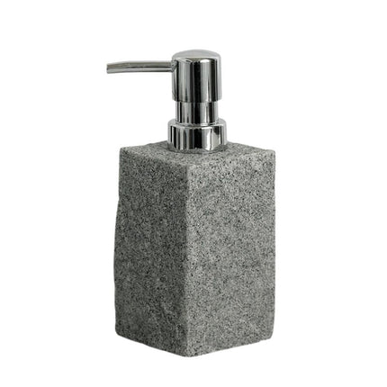 Sæbedispenser i grå granitlook