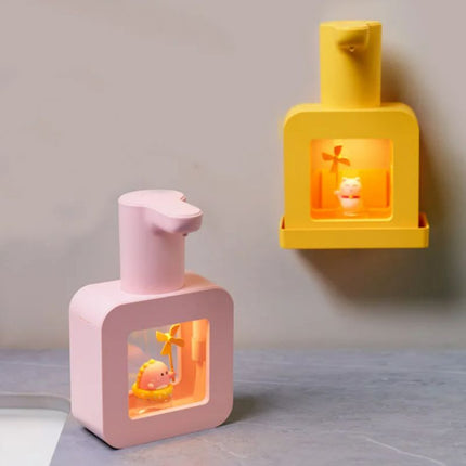 Automatisk sæbedispenser designet til børn