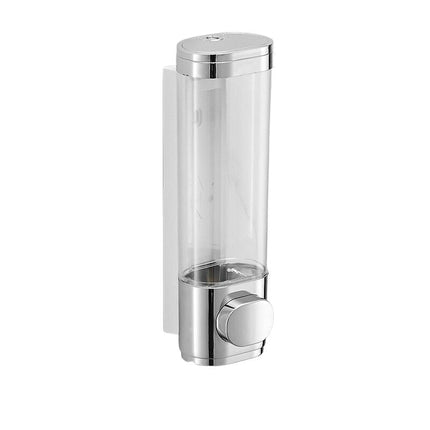 Gennemsigtig vægmonteret dispenser til flydende sæbe