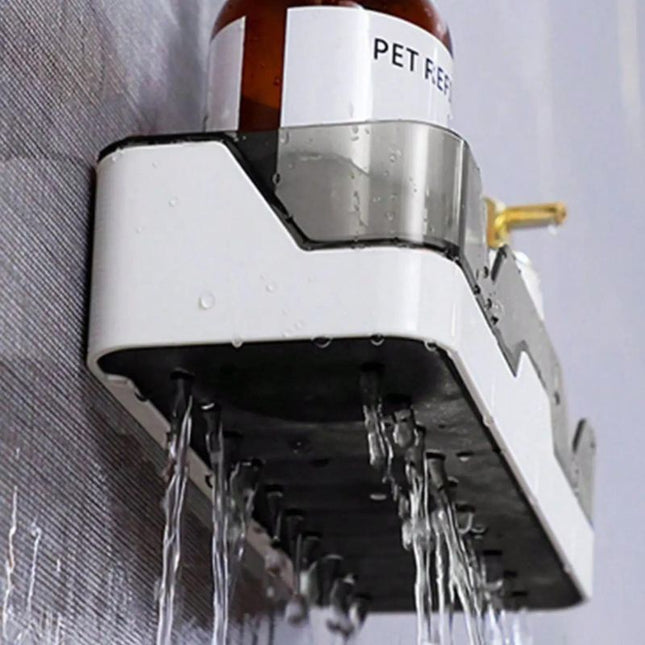 Badeværelseshylde i plast uden boring