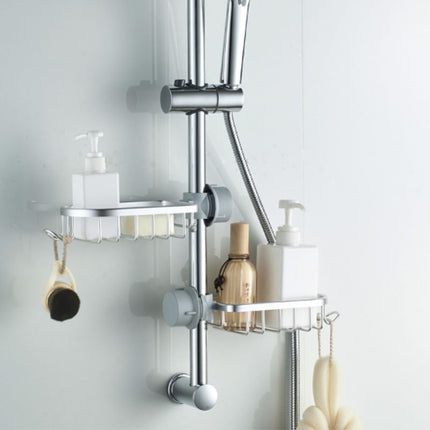 Ophæng til bruserstang med to kurve