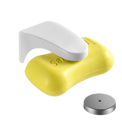 Hvid magnetisk sæbeholder til væg