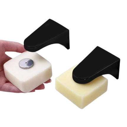 Sort magnetisk sæbeholder, moderne design