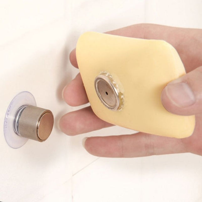 Magnetisk sæbeholder med sugekop (2 stk)