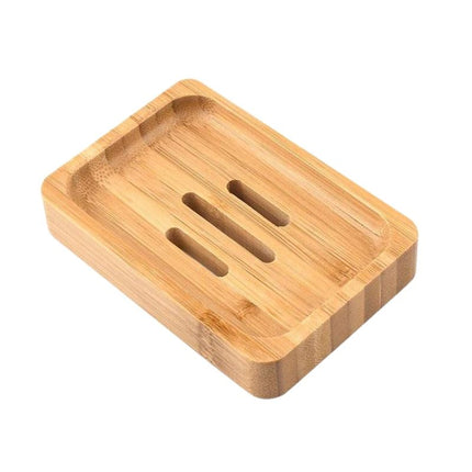 Håndlavet sæbeholder i naturlig bambus