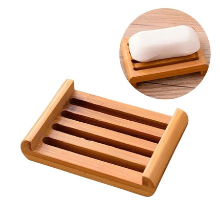 Miljøvenlig sæbeskål lavet af bambus