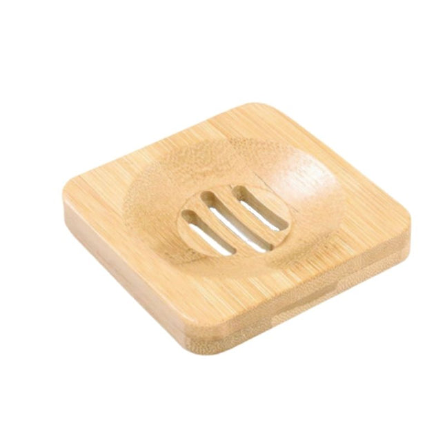 Firkantet sæbeholder i bæredygtigt bambus