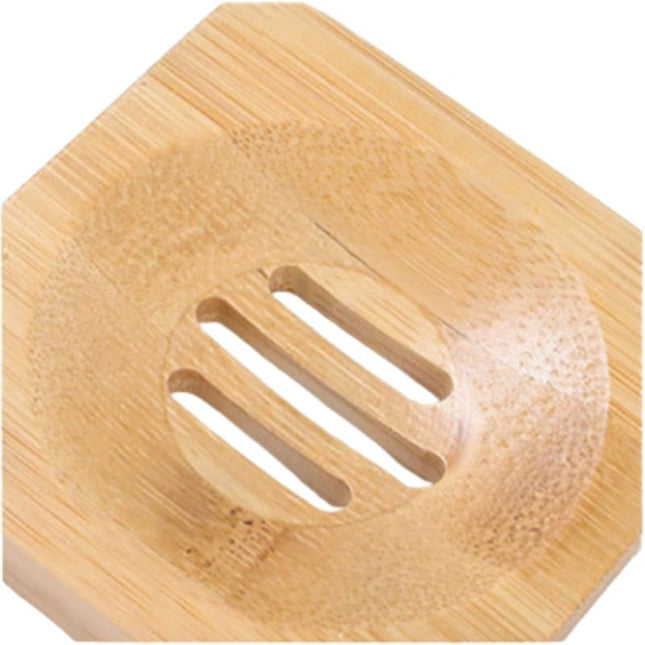 Firkantet sæbeholder i bæredygtigt bambus