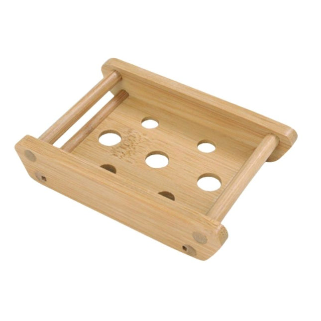 Unik drænende sæbeskål i bambus