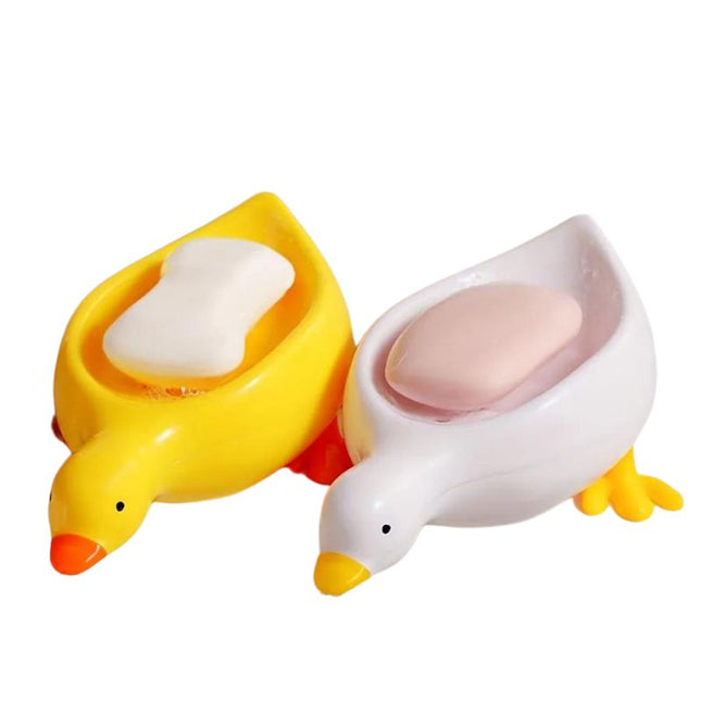 Sjov sæbeholder formet som en and