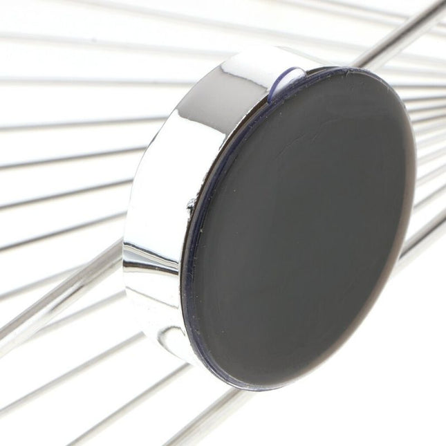 Hjørnehylde i stål med sugekopper