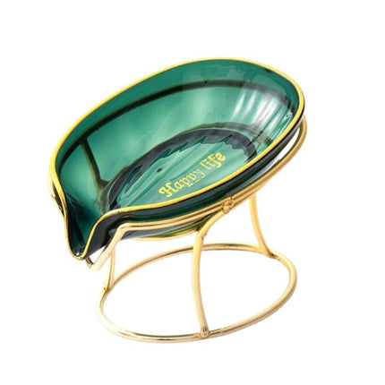 Luksus gylden sæbeskål med stativ