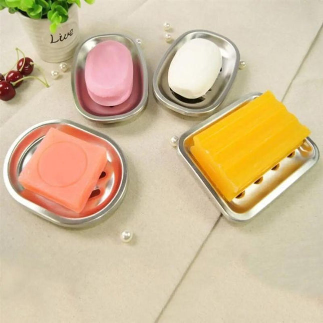 Enkel sæbeskål i rustfrit stål