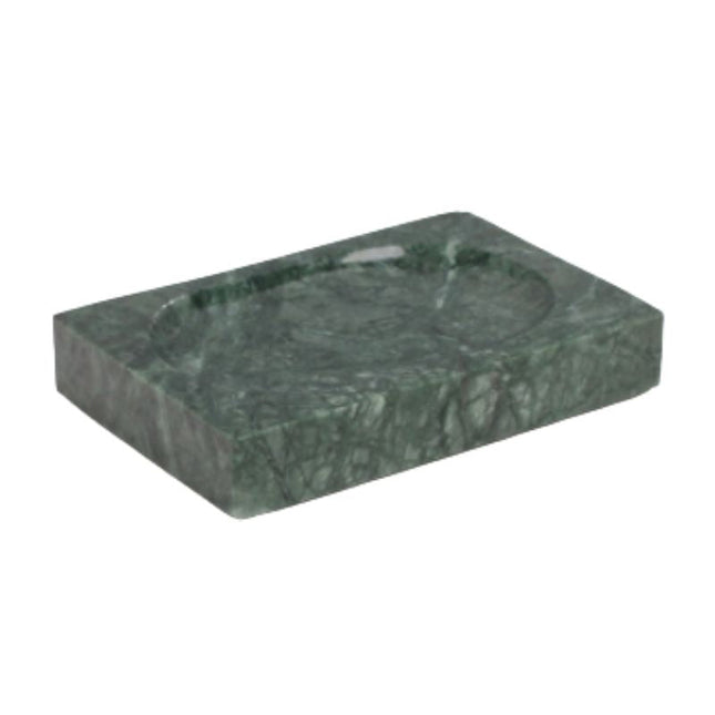 Sæbeholder i naturlig grøn marmor