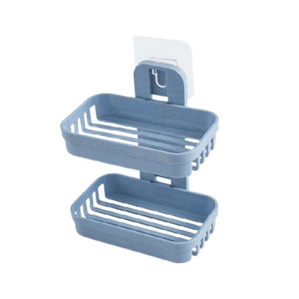 Dobbelt vægmonteret sæbeholder til bruser