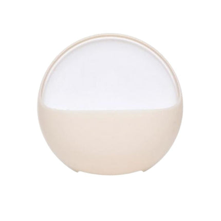 Lille rund sæbeholder med sugekop