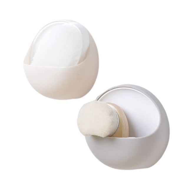 Lille rund sæbeholder med sugekop