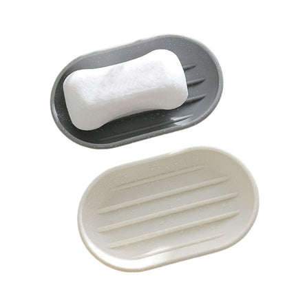 Oval sæbeskål i genanvendeligt plast