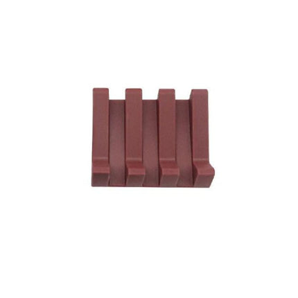 Moderne silikone sæbeholder med riller