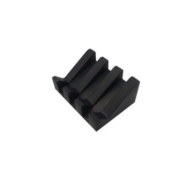 Moderne silikone sæbeholder med riller