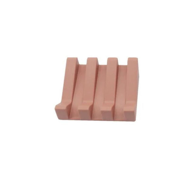 Moderne silikone sæbeholder med riller