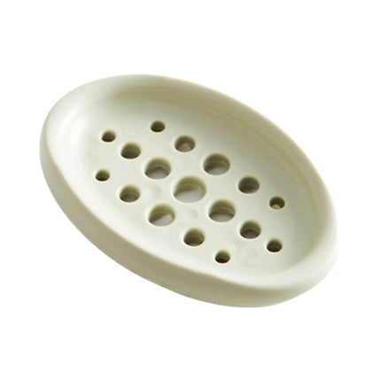 Oval sæbeholder i silikone til badeværelset