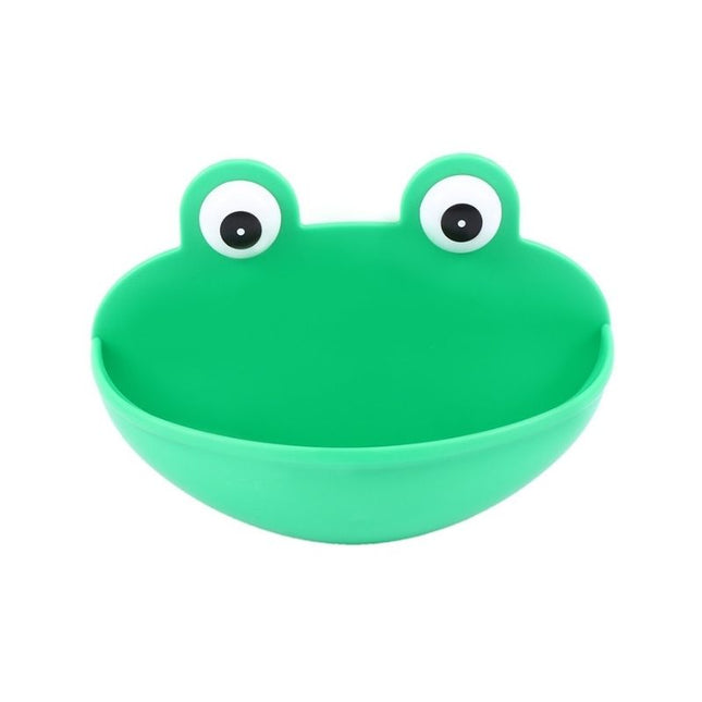 Sæbeholder som frø med sugekopper