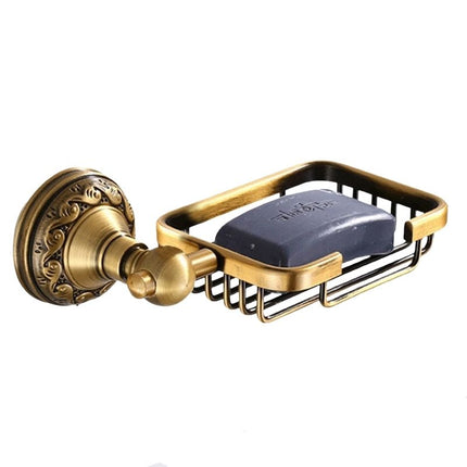 Rektangulær sæbekurv til væg, vintage stil