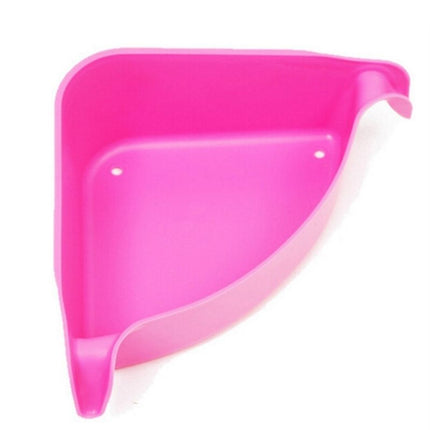 Hjørnehylde i plast til badeværelset