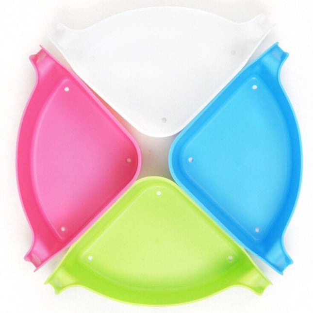 Hjørnehylde i plast til badeværelset