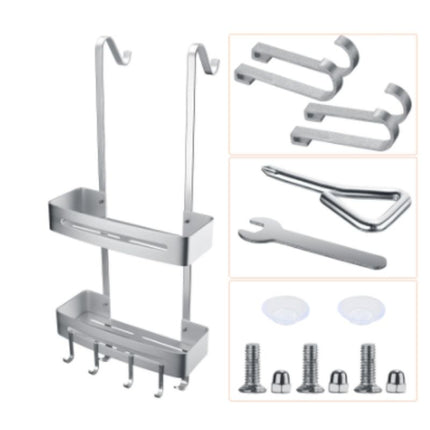 Brusehylde til ophæng i rustfrit stål