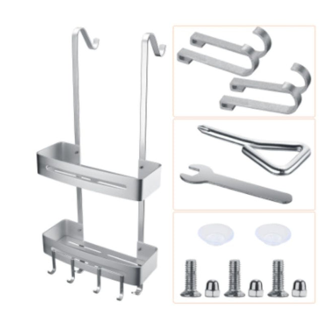 Brusehylde til ophæng i rustfrit stål