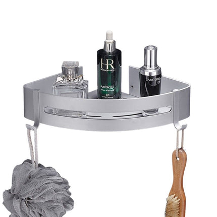 Hjørne brusehylde i aluminium til badeværelse