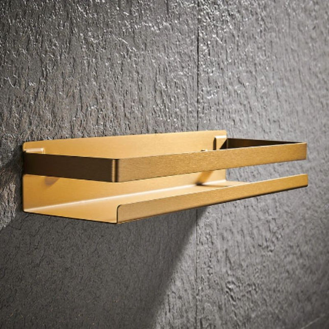 Moderne brusehylde i guld til badeværelse