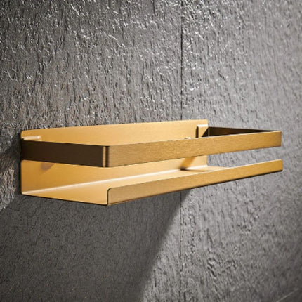 Moderne brusehylde i guld til badeværelse